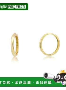 自营the loveryGold Huggie Hoop Earrings 13x2 Yellow Gold - g