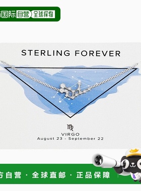 自营 sterling forever精致星座项链 - 银-处女座 美国奥莱直发