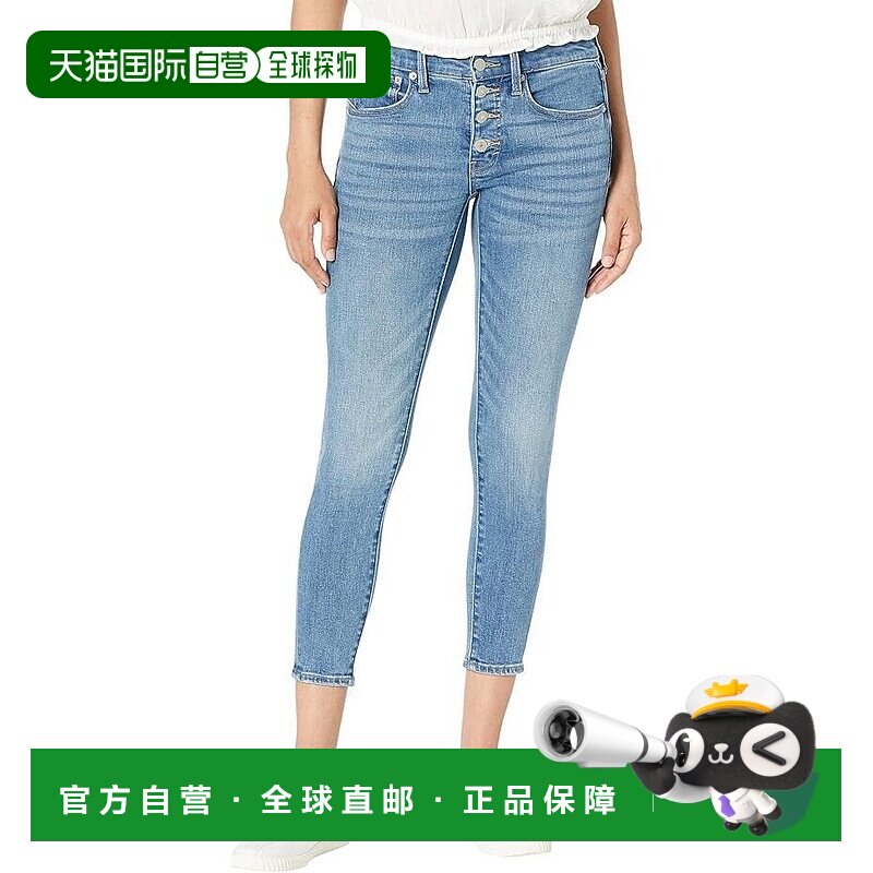自营Lucky Brand Ava创纪录优惠牛仔裤女式18/34蓝色牛仔中腰修身