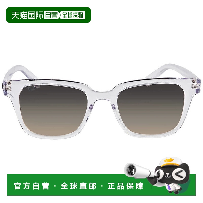 自营ray-banRay Ban Unisex Light Grey Gradient Square Sunglas