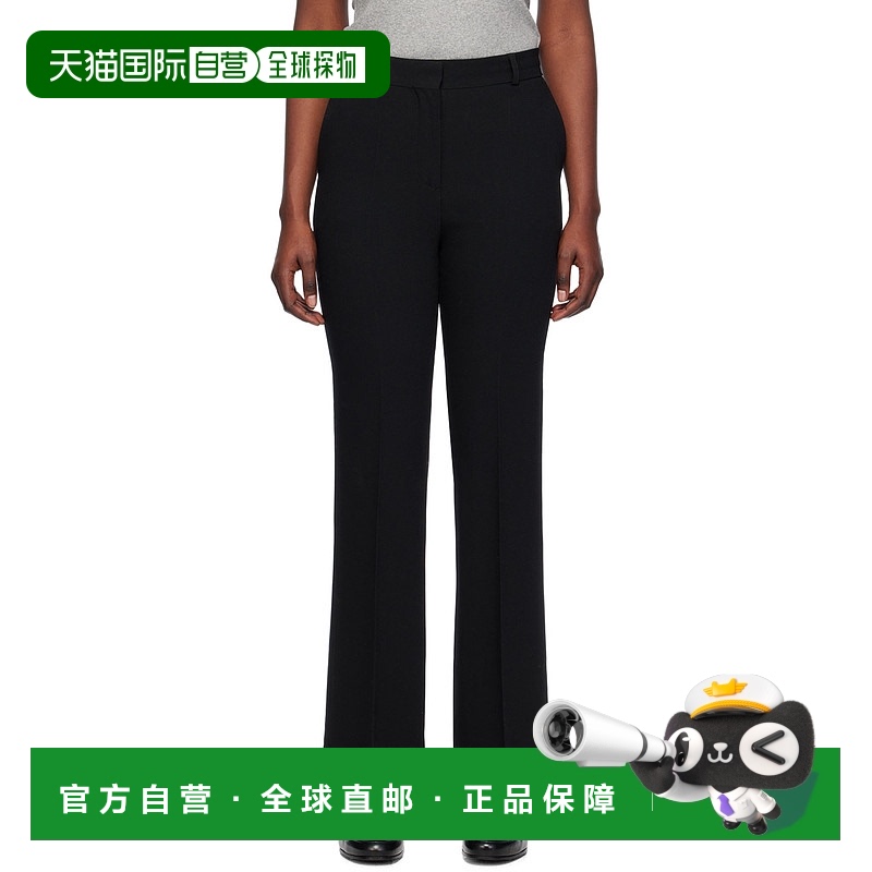 1h可退 香港直邮潮奢 TOTÊME 女士 黑色 Evening 长裤 241WRB1056