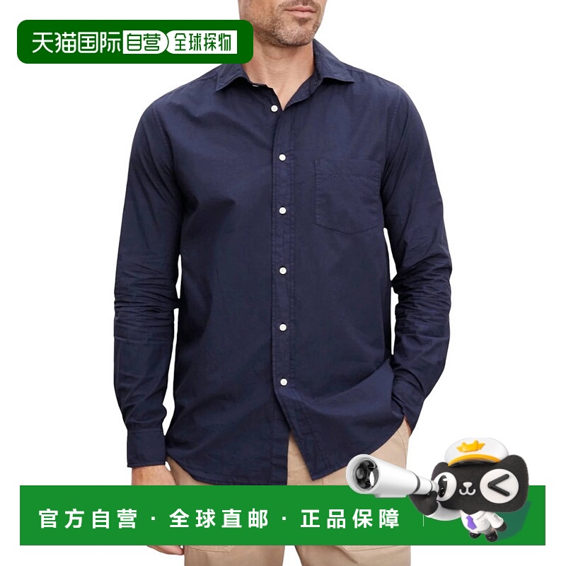 自营 velvet by graham & spencer海军蓝长袖 Brooks 衬衫 - 海军