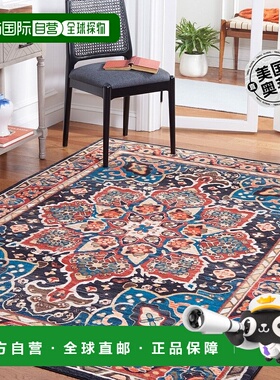 自营Safavieh Riviera 系列 RIV155F - 红色 / 海军蓝 【美国奥莱