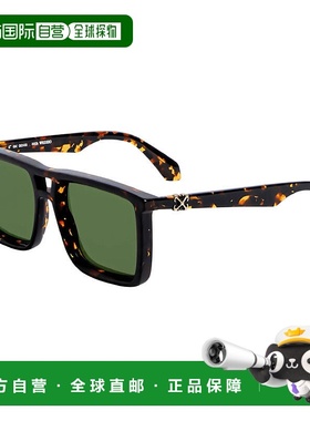 自营Off-White Sunglasses Square Full Rim, Shiny Grey Frame A