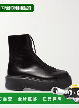 1h可退 香港直邮潮奢 The Row 女士 拉链靴子 F1144L64R black黑