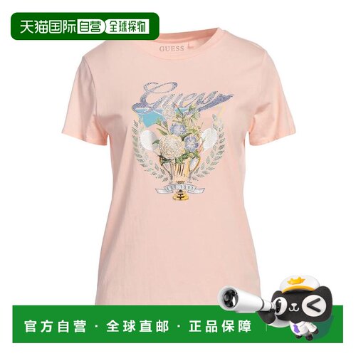 1h可退 【美国直邮】guess 女士 上装T恤短袖