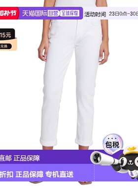 自营7 For All Mankind Josefina White Boyfriend Jean - white