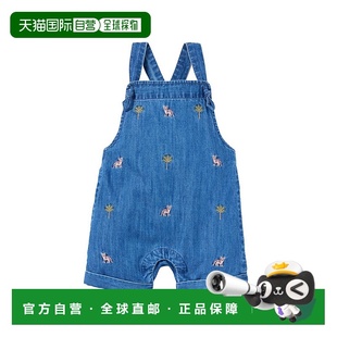 蓝色 jack珍妮和杰克刺绣虎整体 美国奥莱直发 and 自营janie