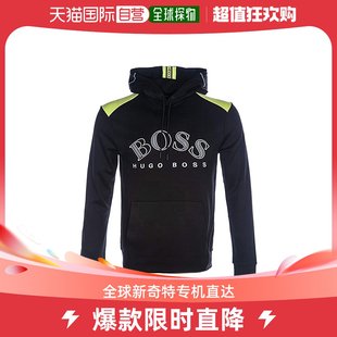 SOODY50421597002 黑色套头连帽衫 boss雨果博斯男士 香港直发hugo