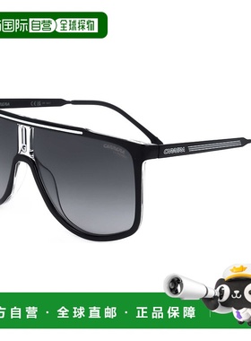 自营 Carrera男式61毫米灰色太阳镜-黑白 美国奥莱直发卡雷拉