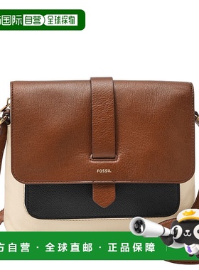 自营Fossil Women's Kinley Leather Small Crossbody - multi 美