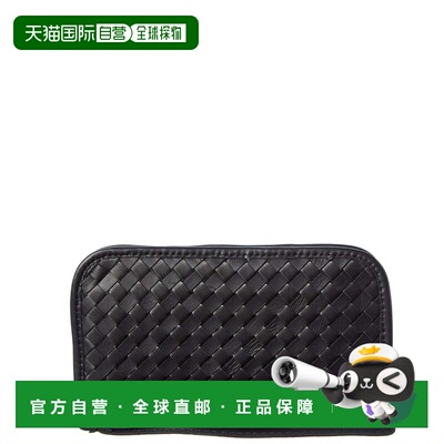 自营Persaman New York Sabrina Hand Woven Leather Wallet - bl