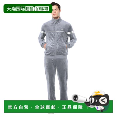 自营sergio tacchini旗标跟踪裤-雨夹雪 美国奥莱直发运动裤卫裤