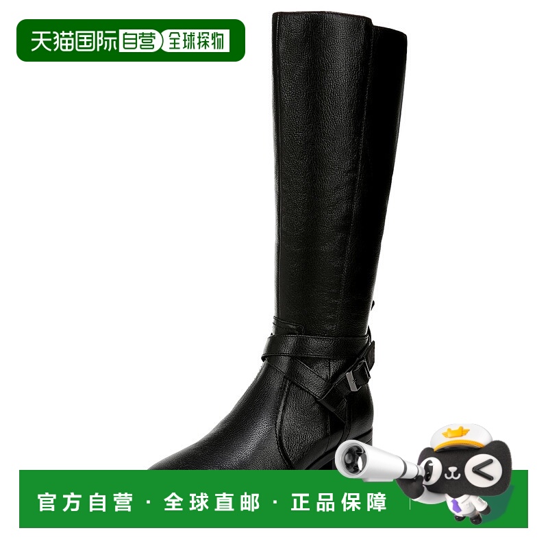 自营Naturalizer Rena 2 Extra Wide Calf Riding Boots Black Le