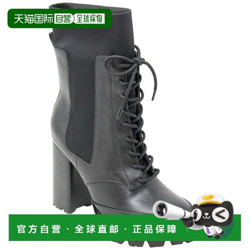 自营Charles David Gram Leather Boot - black 美国奥莱直发高跟