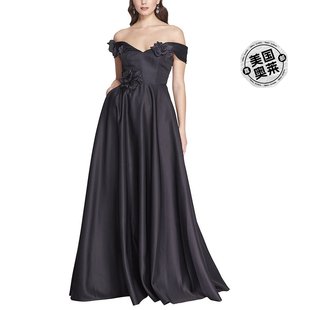 Notte 海军蓝 礼服 Marchesa 美国奥莱 直发