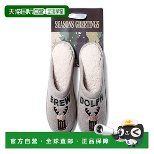 自营dearfoamsCozyfoams Men's Holiday Novelty Scuff Slipper a