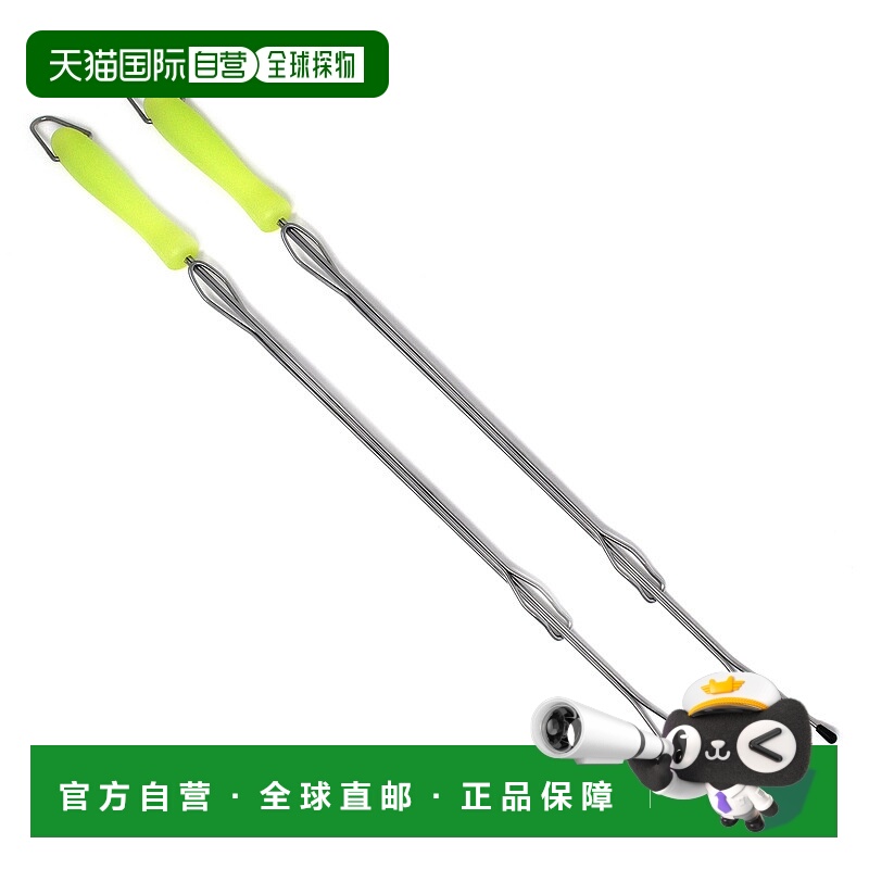 自营Norpro Glow in the Dark伸缩式棉花糖/热狗叉，2件套绿色 美