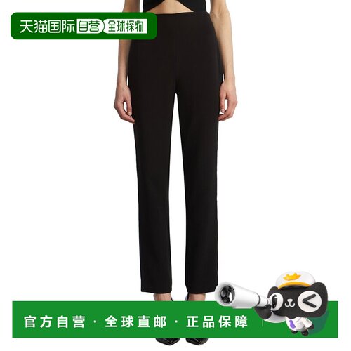 自营BCBGMAXAZRIA Tux裤子-黑色 美国奥莱直发西装裤直筒裤