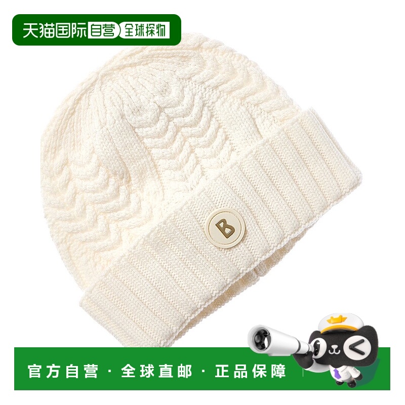 自营Bogner Jamila羊绒帽-白色 美国奥莱直发