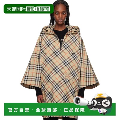 1h可退 香港直邮潮奢 Burberry 巴宝莉 女士 驼色 Packaway Check