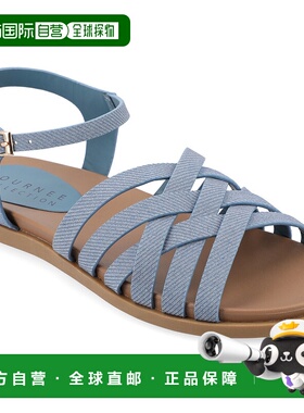 自营 Journee Collection 女式 Kimmie 凉鞋 牛仔布 美国奥莱直发