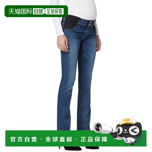自营HUDSON Jeans Beth Rhythm Rain Bootcut Jean - blue 美国奥