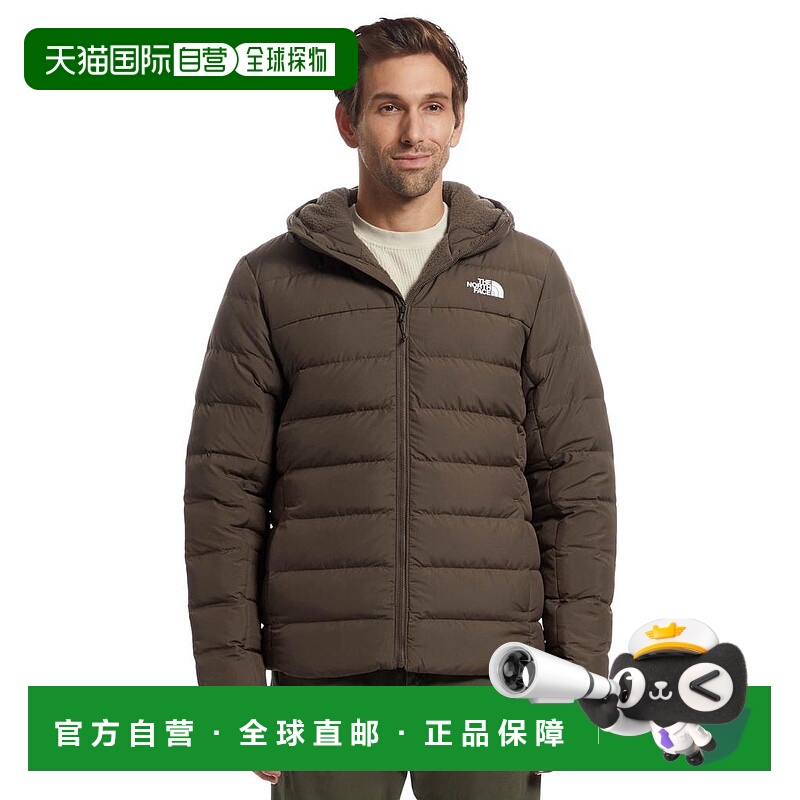 1h可退 【美国直邮】the north face 男士 大衣北面连帽防风羽绒