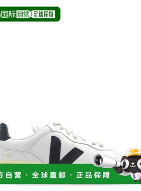 自营Veja V-90 Leather Low-Top Sneakers - white nautico 美国