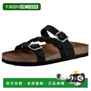 自营White Mountain Huntington Black Nubuck  W25963-975 Women