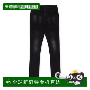 NWT 38码 自营 RTA黑色褪色紧身牛仔裤 美国奥莱直发 265美元 黑色