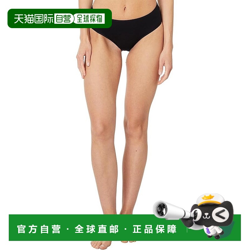 自营Hanro Ultralight Hi Cut Brief Panty Women's  Black Cotto