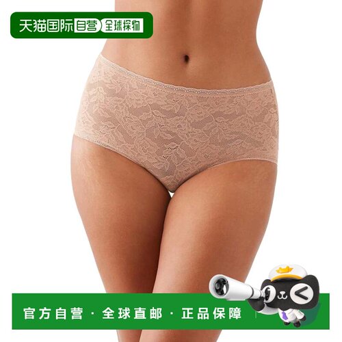 自营Wacoal高调高切内衣女士Roebuck内裤GBO3532-米色 美国奥莱直