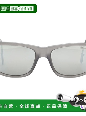 自营Chopard Polarized Grey Square Men's Sunglasses SCH156M 9