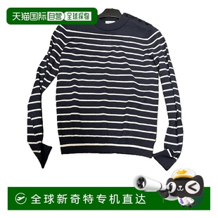 Stripe lafayette Neck 自营 Button Sweater 148Cashmere With