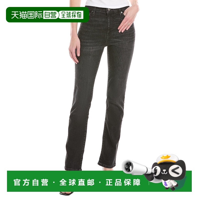 自营 FRAME Denim Le High Claudius Straight Jean - black 美国