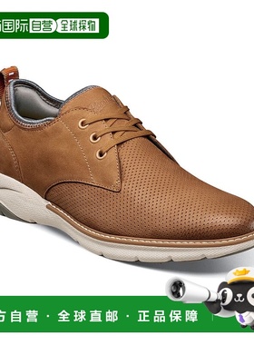 自营Florsheim Frenzi 14390-240 Oxford Men's Tan Nubuck Dress