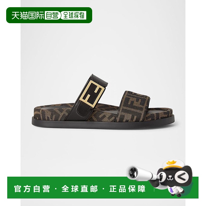 1h可退 【美国直邮】fendi 女士 拖鞋