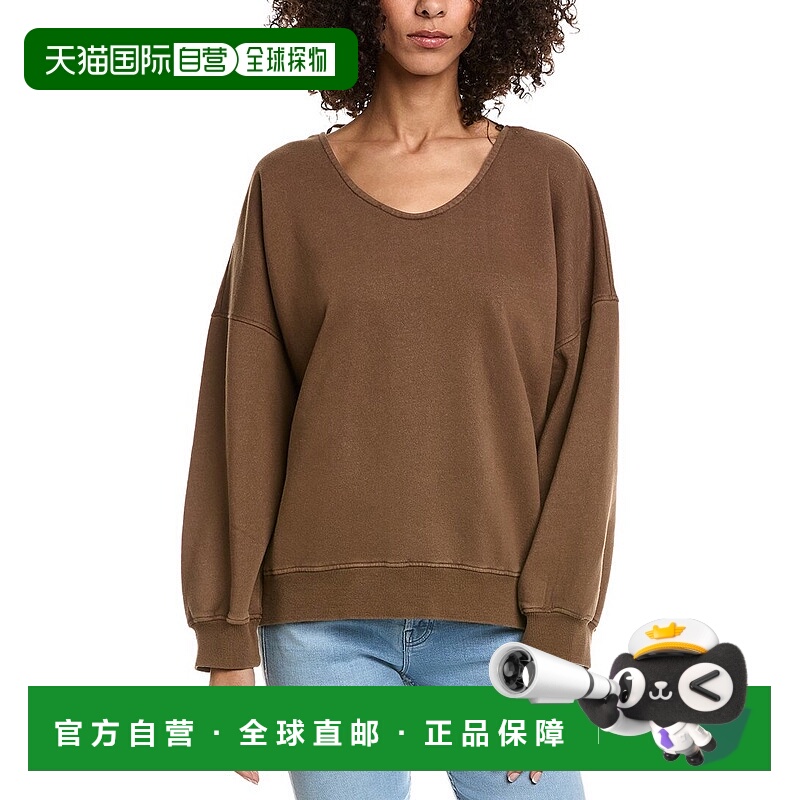 自营Vintage Havana Garment-Dye V-Neck Pullover - brown 美国