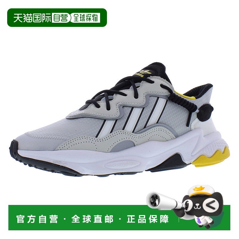 美国直邮Adidas阿迪达斯男士运动鞋跑步鞋灰色简约时尚休闲百搭