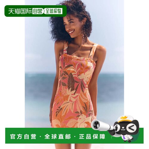自营sanctuary烟熏迷你连衣裙-multi 美国奥莱直发