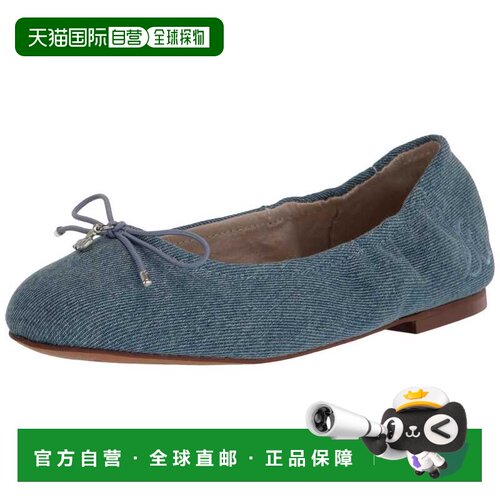 自营Sam Edelman Felicia蓝色牛仔I2893L5100学前-蓝色 美国奥莱