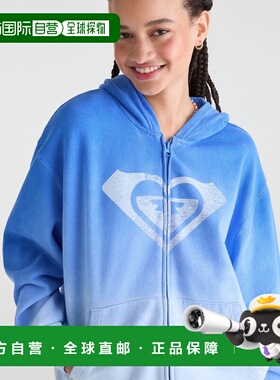 自营Aeropostale Roxy ombr e 海滩全拉链连帽衫-蓝色416 美国奥