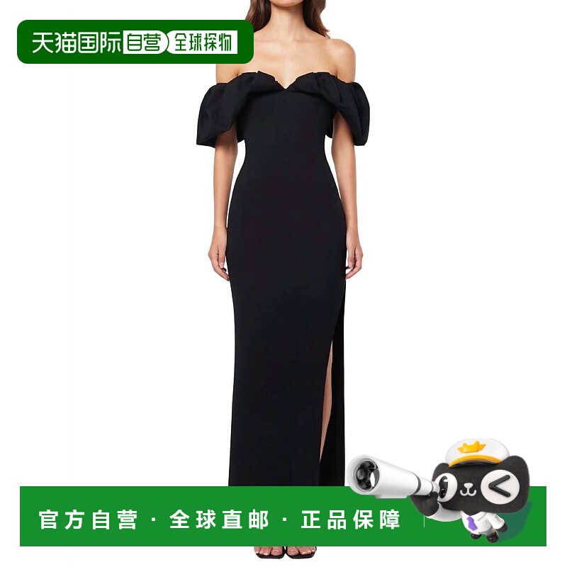 自营elliattExuberant Off Shoulder Gown In Black - black 美国