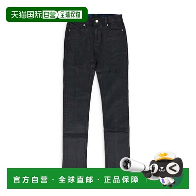 自营rtaBLUE WAXED SKINNY JEANS - blue 美国奥莱直发