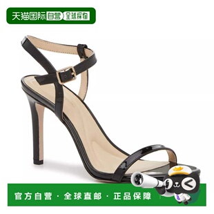 Simpson Strap 自营Women Jessica Black Ankle Sandal Janova