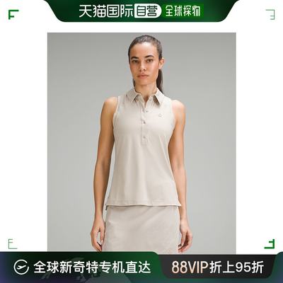 香港直邮潮奢 Lululemon 女士 Polo *Straight | 快干衬衫式下摆