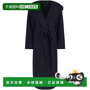 藍(lán)色 自營(yíng)max mara純羊毛長(zhǎng)款 定制外套 美國(guó)奧萊直發(fā)