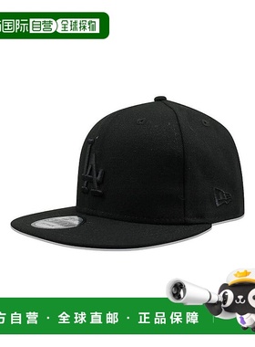 自营 New Era 9Fifty洛杉矶道奇队Snapback帽子-黑色 美国奥莱直