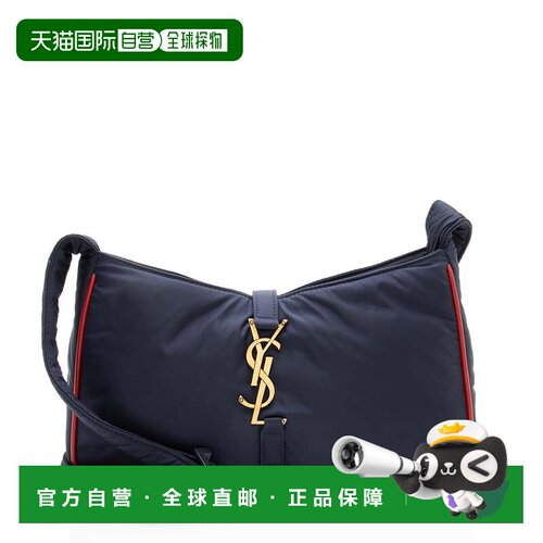 自营Saint Laurent Nylon Le 5 A 7 Shoulder Bag - blue, red 美